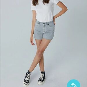 EUC, Unpublished Emma denim mom-style short, color: dove, 27